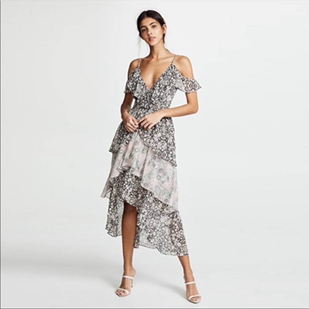 Misa L.A Idalia bohemian floral dress.
